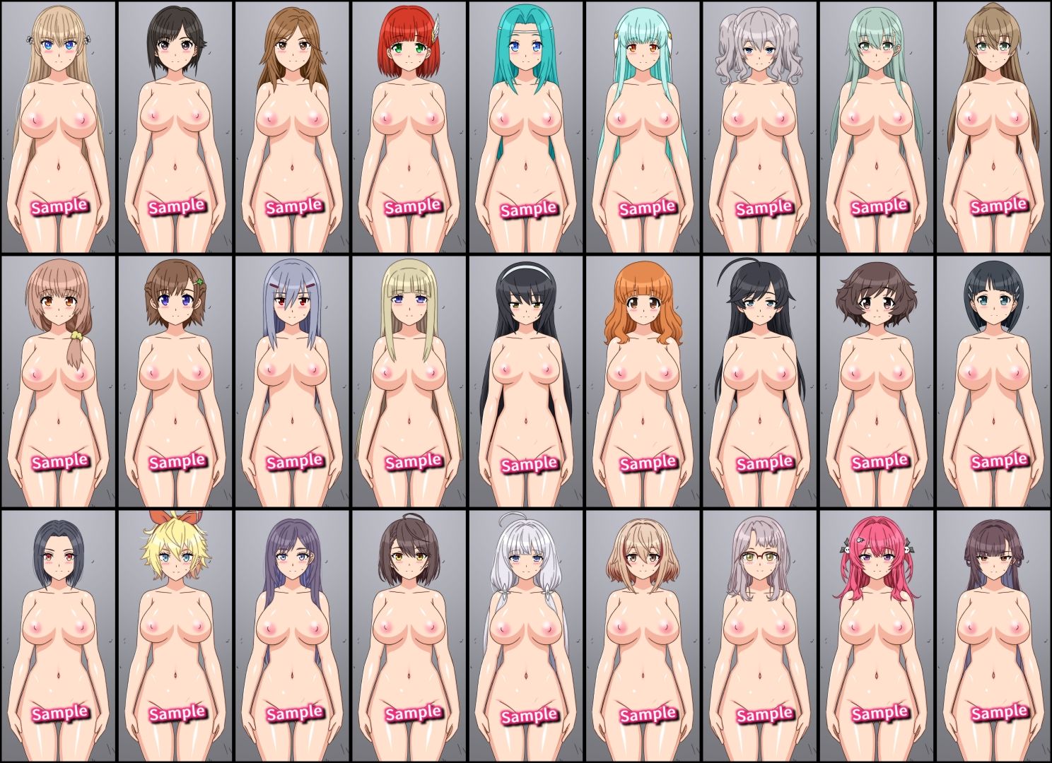 27人のパイパンヌードの女の子を「みつめえっち」したい人向けのCG集2026-EINS- - サンプル画像 3