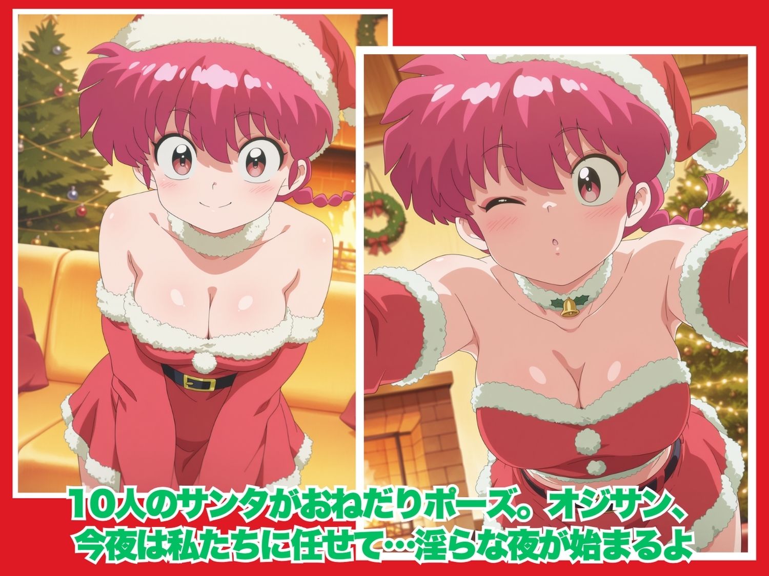 らん◯、今夜はオジサンの嫁なる！〜中出しクリスマス大騒ぎ〜 - サンプル画像 2