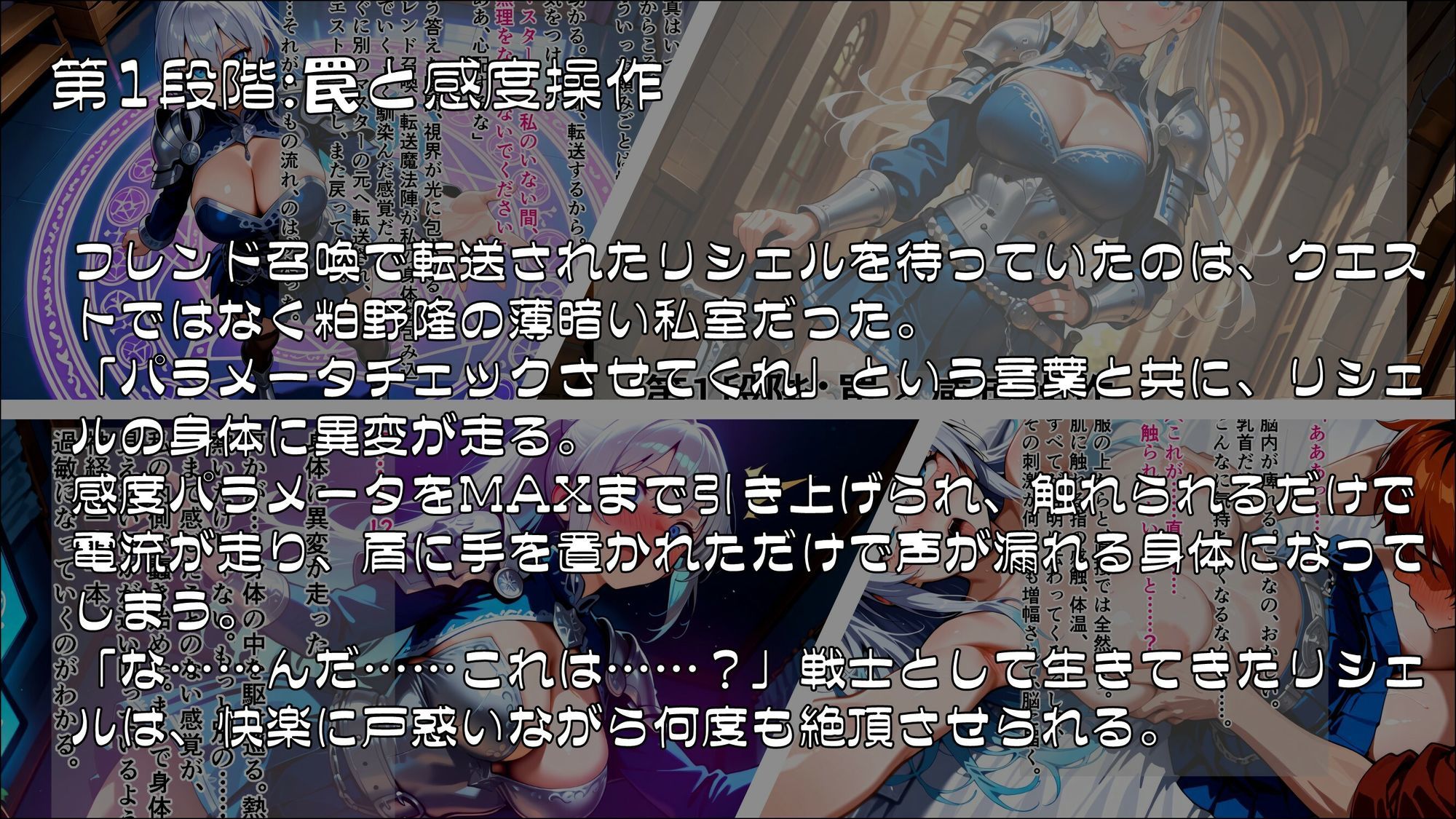 処女戦姫だった私は、フレンド召喚でパラメータ調教され、大切なマスターから別の男のものになりました - サンプル画像 1
