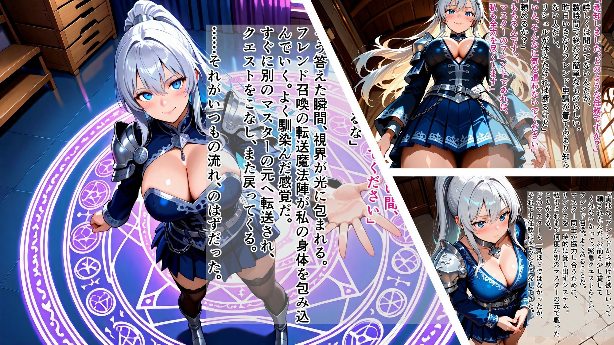 処女戦姫だった私は、フレンド召喚でパラメータ調教され、大切なマスターから別の男のものになりました - サンプル画像 8