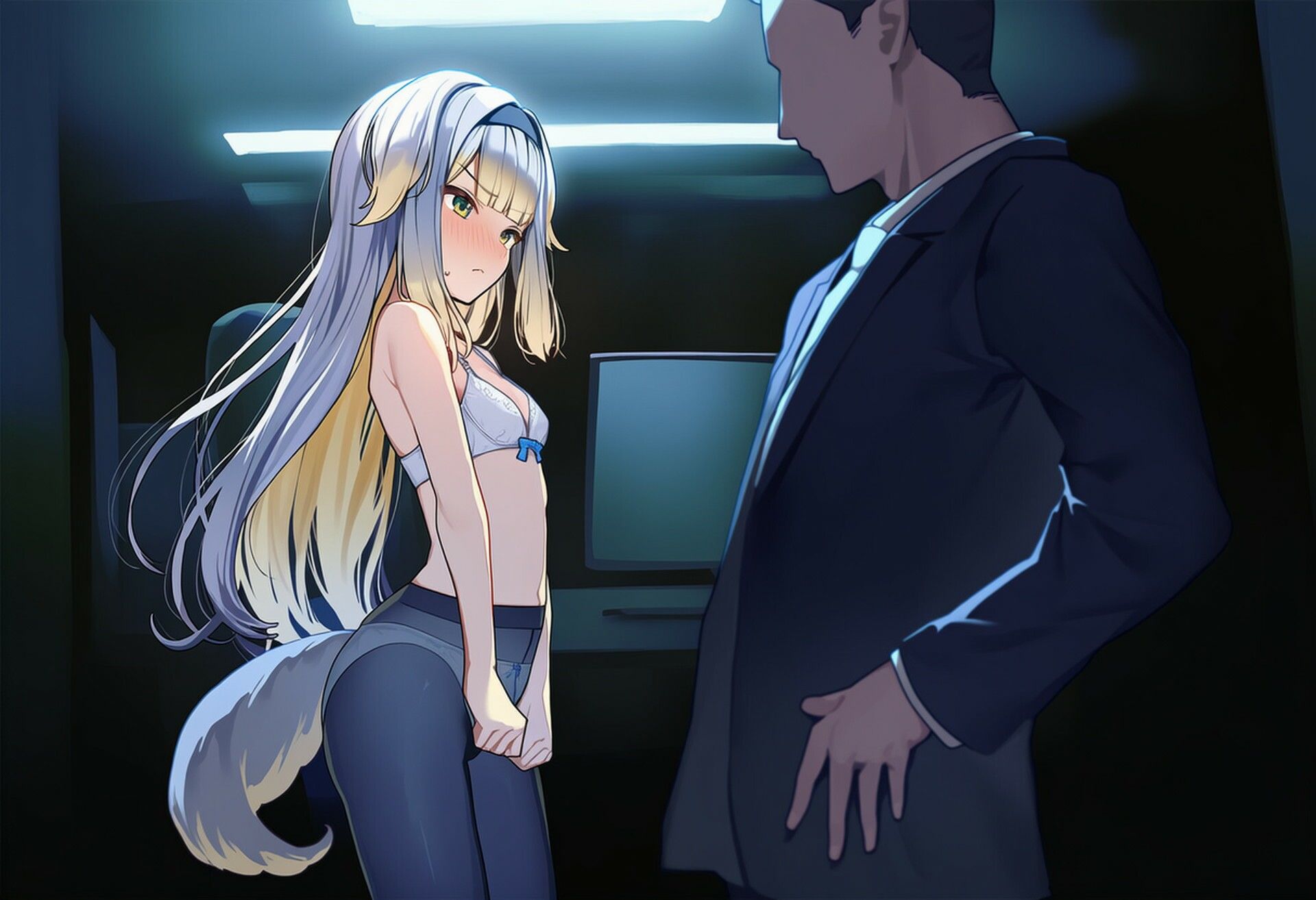 る〇ドッグ_オフィスお仕置き編 - サンプル画像 1