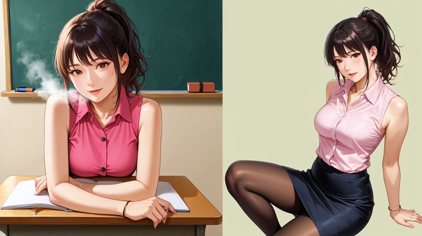 残業手当の巨乳秘書と生ハメ - サンプル画像 9