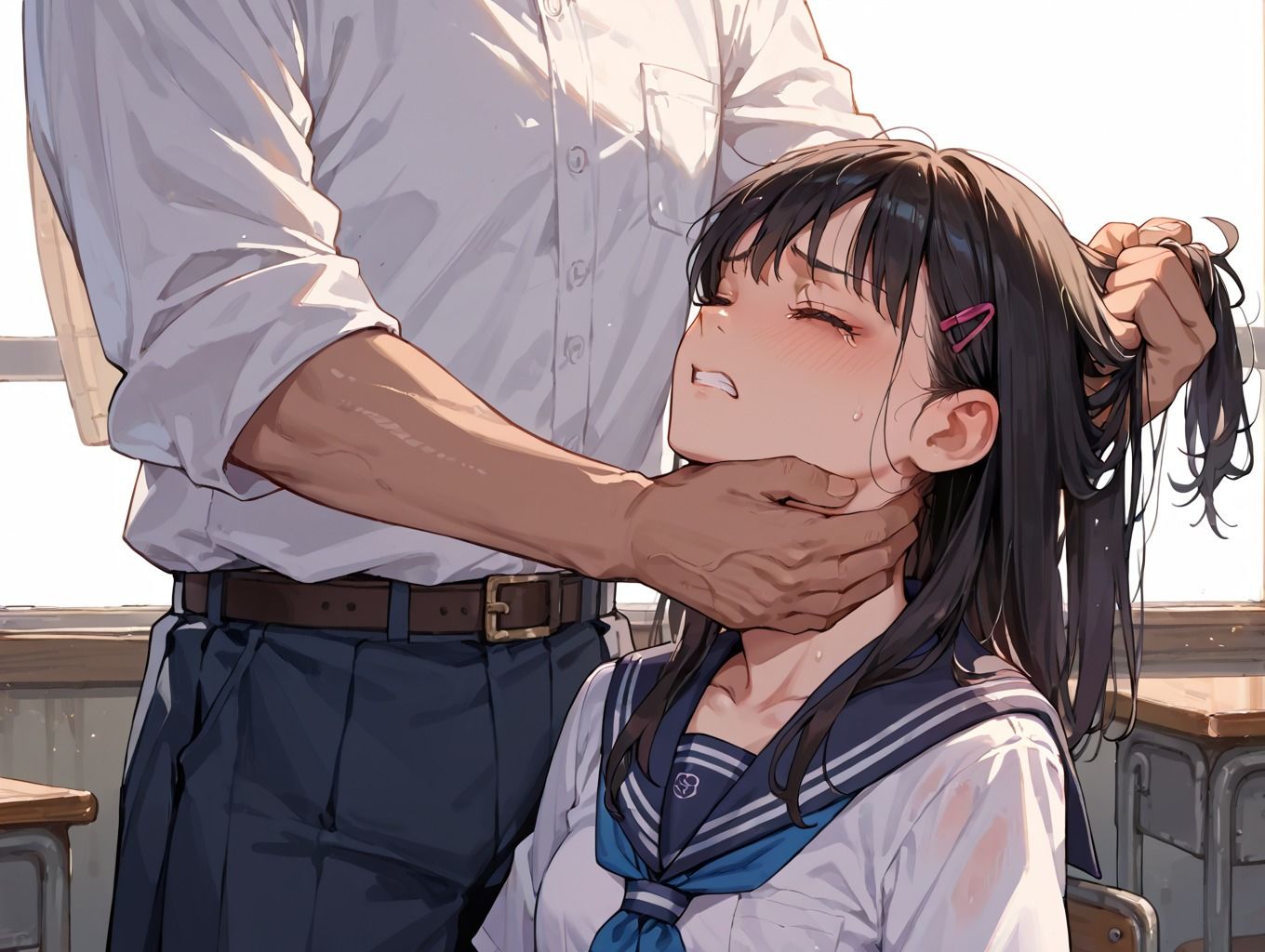 巨乳性処理肉便器 - サンプル画像 4