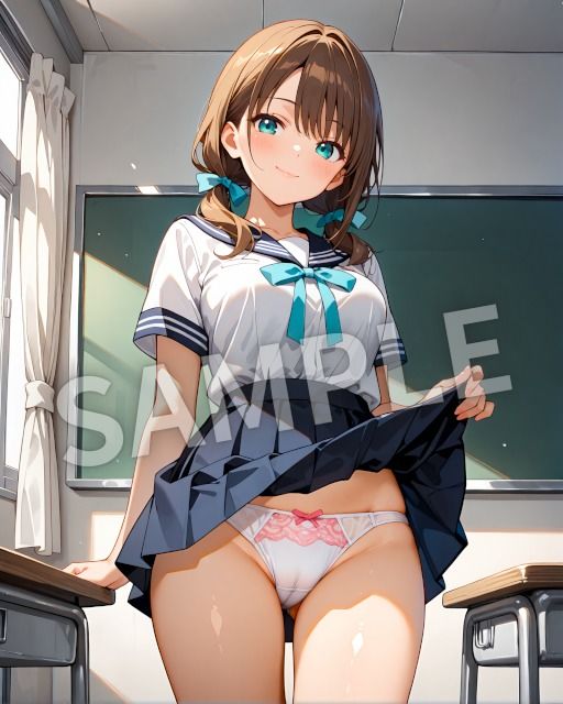 New パンチラ図鑑 みく - サンプル画像 1