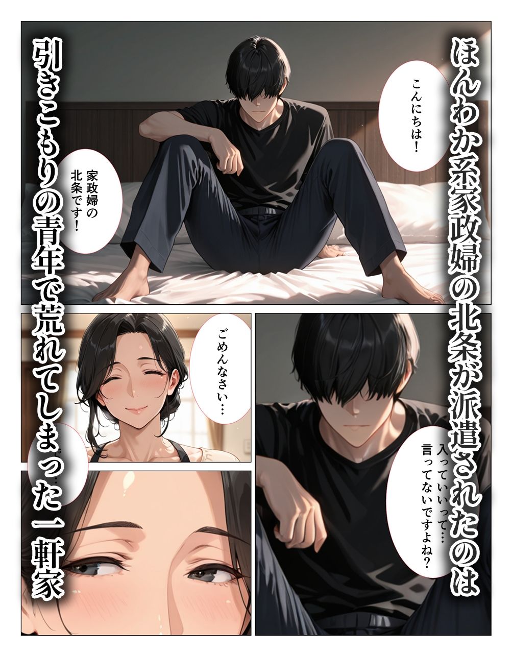 家政婦・北条は征服したがり！ーほんわか家政婦が引きこもりの筆下ろしをしてくれましたー - サンプル画像 1