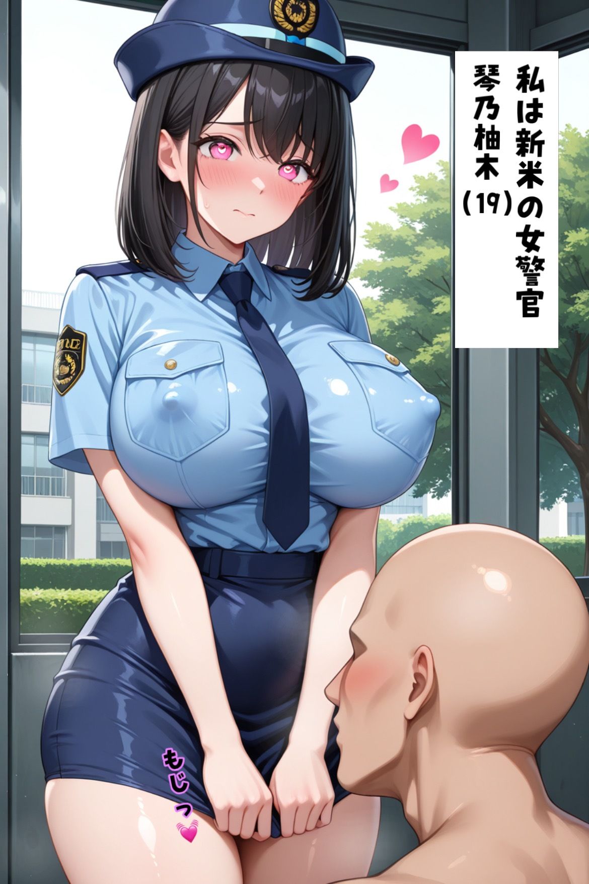 新人ミニスカポリスに急所攻撃 1 - サンプル画像 1