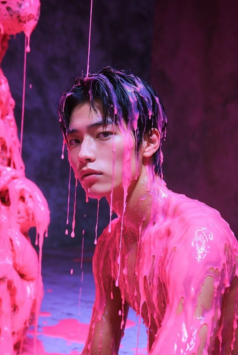 AI男子写真集ぬるぬるボーイズ - サンプル画像 2