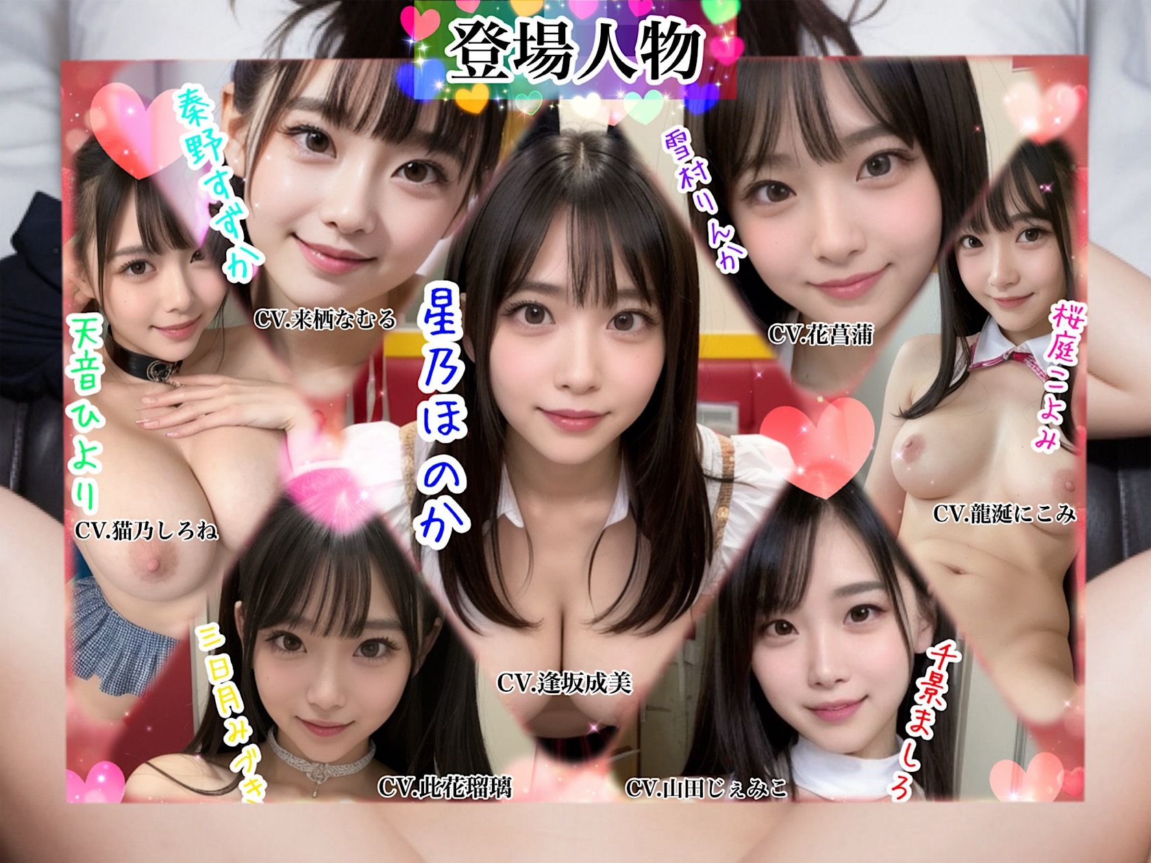 『星恋ヶ丘女学院』裏文化祭1年3組秘密のうさぎ娘喫茶店〜飼い主様本日はどのおま◯こをご注文ですか？〜 - サンプル画像 7