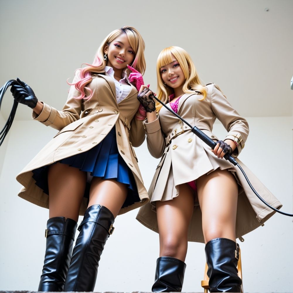 制服QUEEN ブーツ7＆トレンチコート - サンプル画像 7