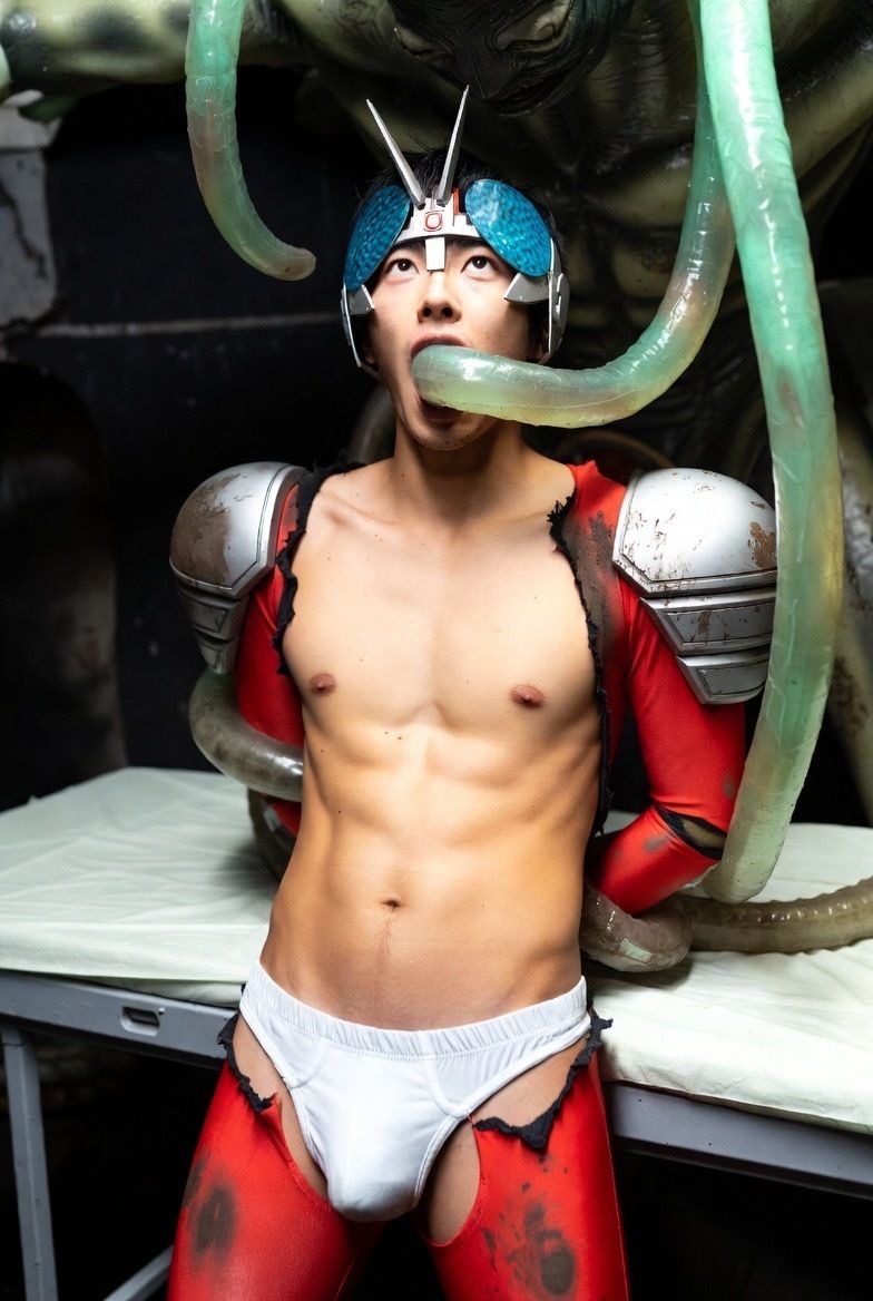 AI男子写真集イケメンレンジャーが全てを吸い取られ敗北する日 - サンプル画像 7