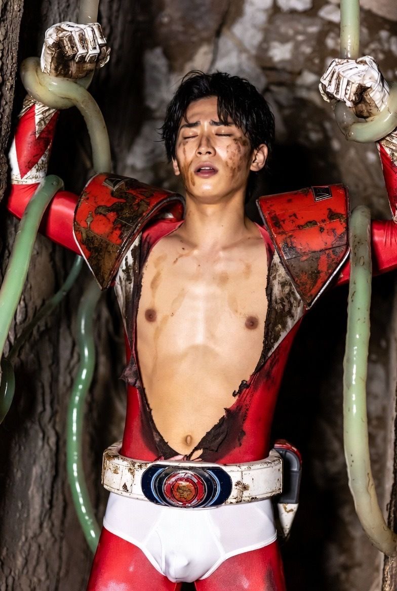 AI男子写真集イケメンレンジャーが全てを吸い取られ敗北する日 - サンプル画像 8