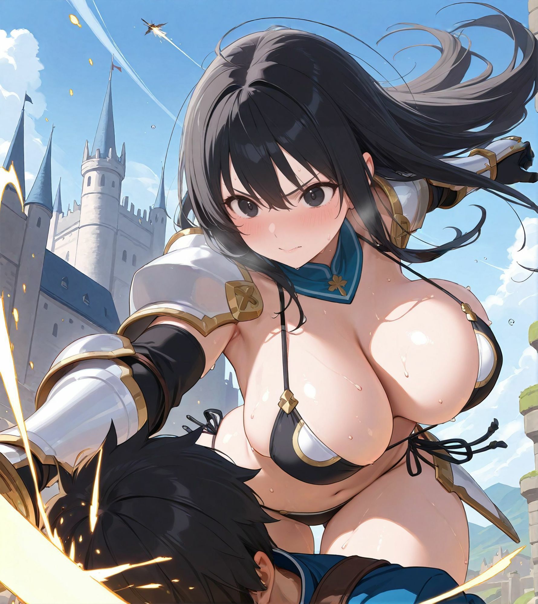 ビキニアーマー騎士ちゃん - サンプル画像 2