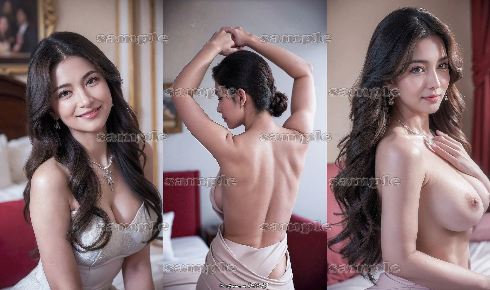 【AIグラビア】熟女のセクシー『うなじ』コレクション 第二弾（69人のうなじ） - サンプル画像 7