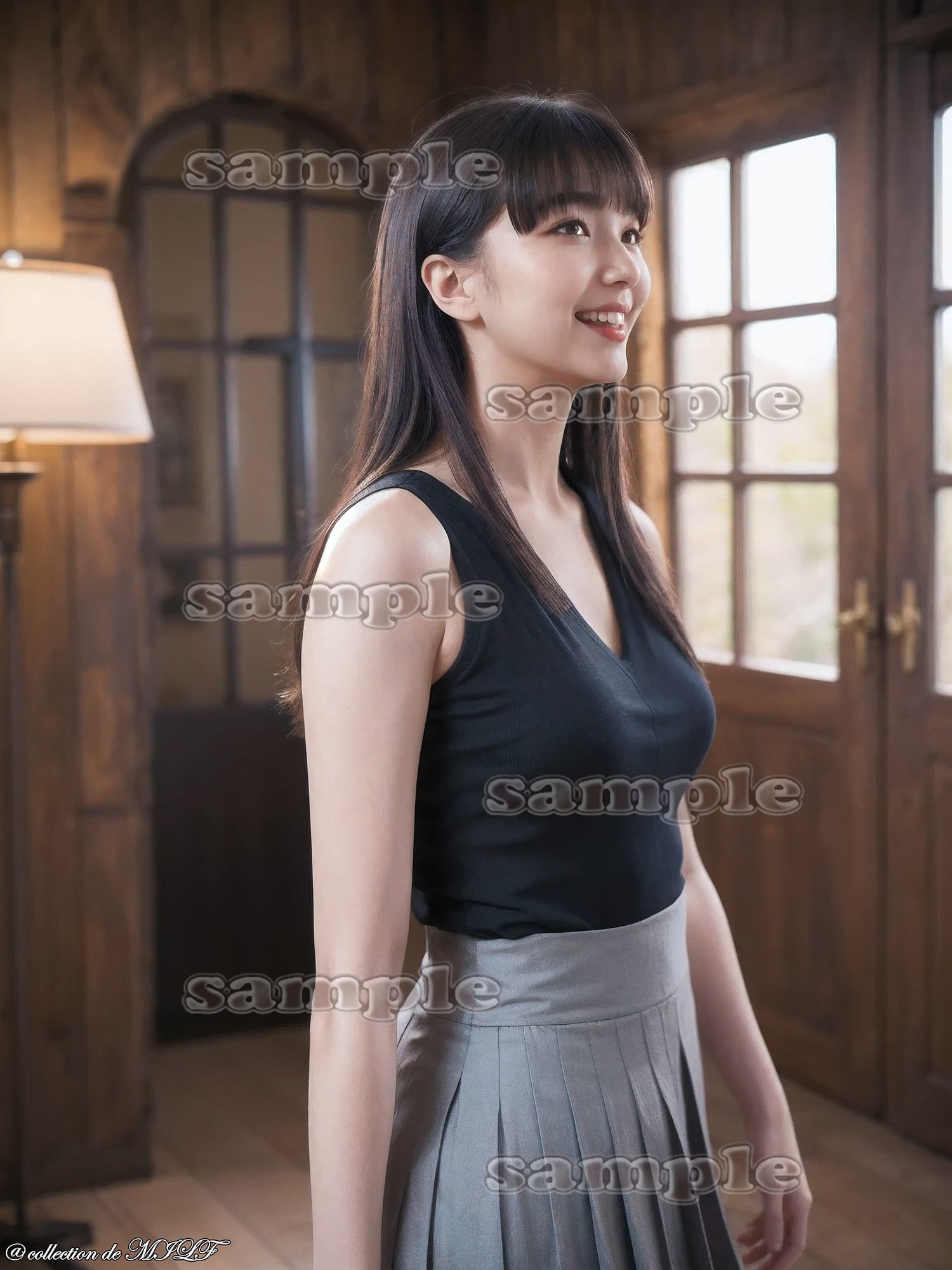 【AIグラビア】熟女の笑顔 第二弾（69人の笑顔） - サンプル画像 2