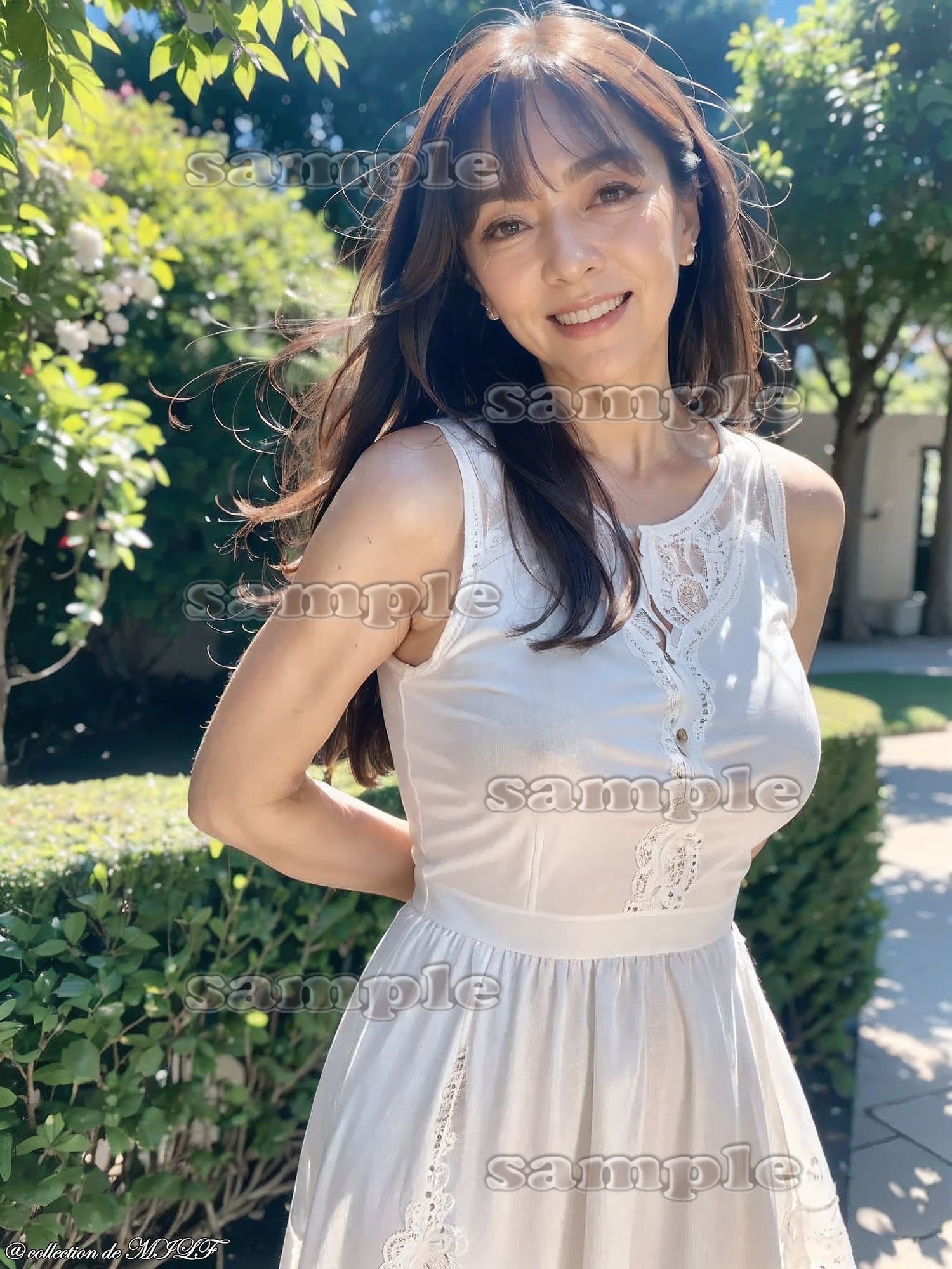 【AIグラビア】熟女の笑顔 第二弾（69人の笑顔） - サンプル画像 9