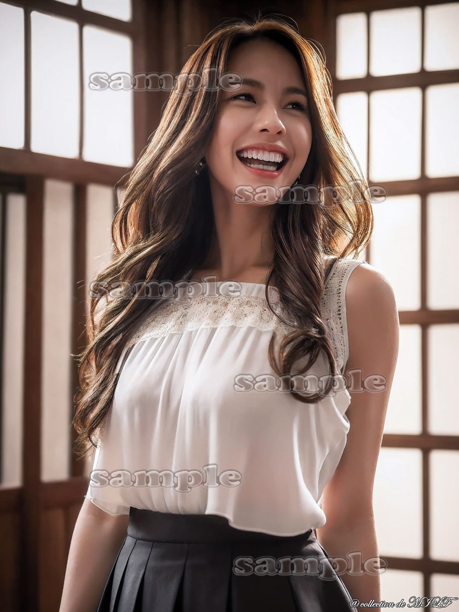 【AIグラビア】熟女の笑顔 第二弾（69人の笑顔） - サンプル画像 10