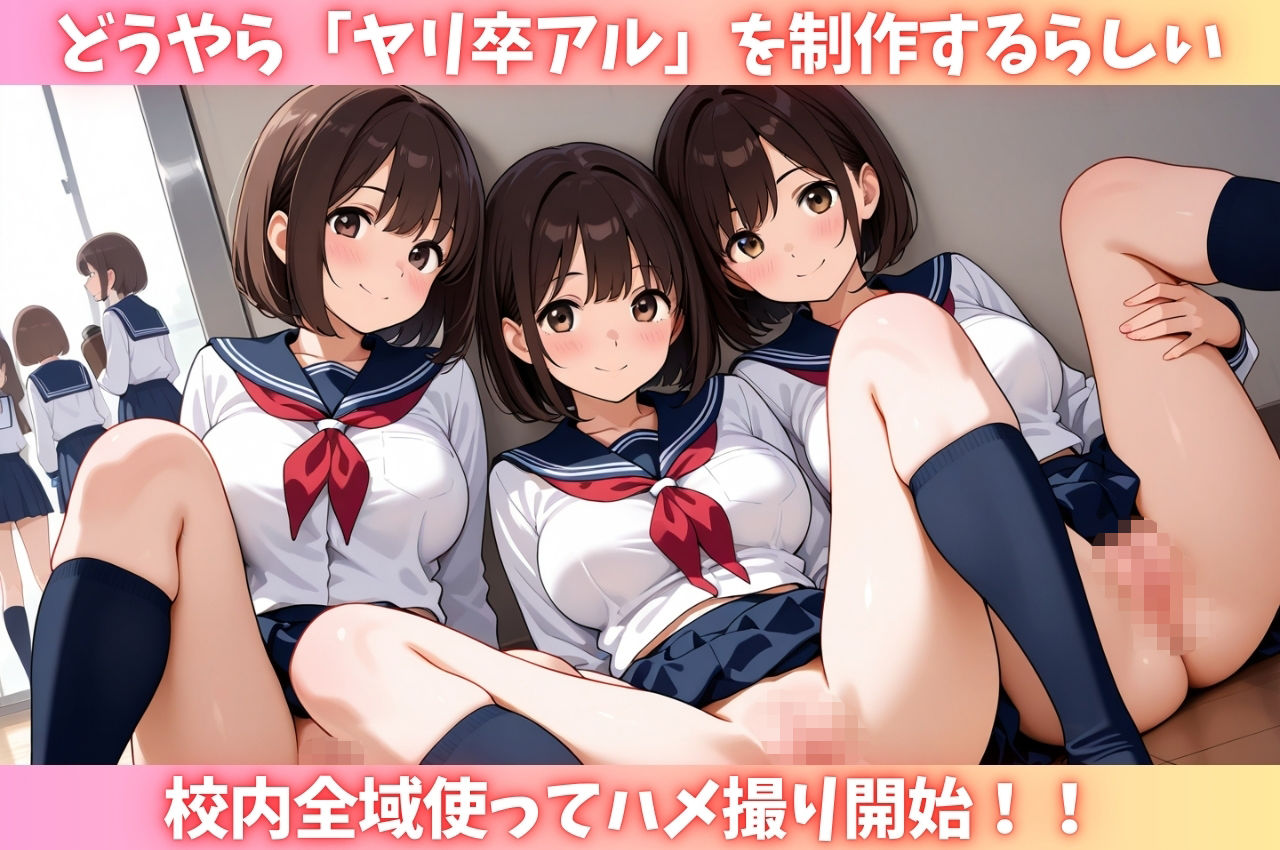 【総集編】ヤリマンJ〇シリーズ 〜Vol.2 P活で遭遇＆ヤリマン学園 編〜 - サンプル画像 7