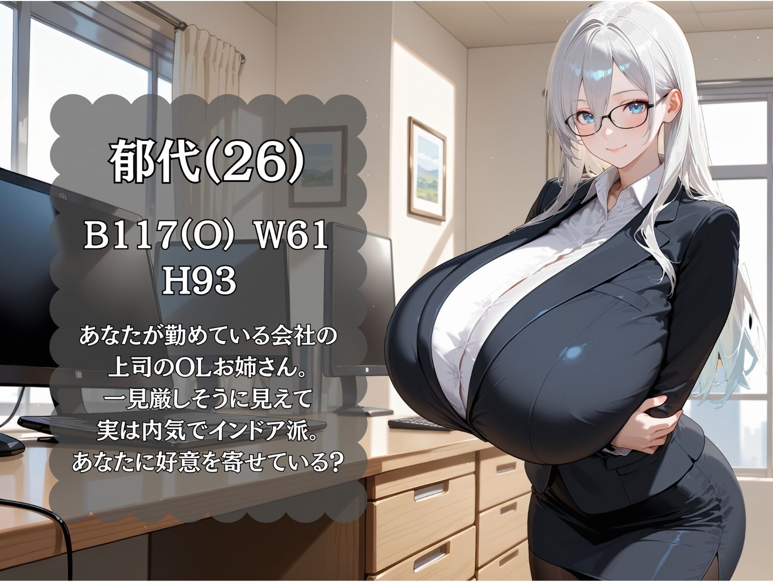 憧れのOL上司がエロ過ぎて理性が溶けるガチ恋 - サンプル画像 1