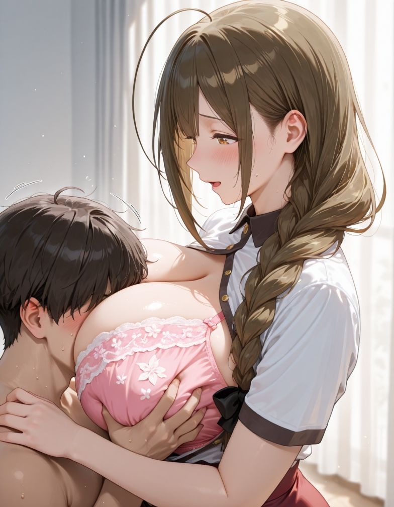 桑〇千雪パイズリメインイラスト集【400枚】 - サンプル画像 2