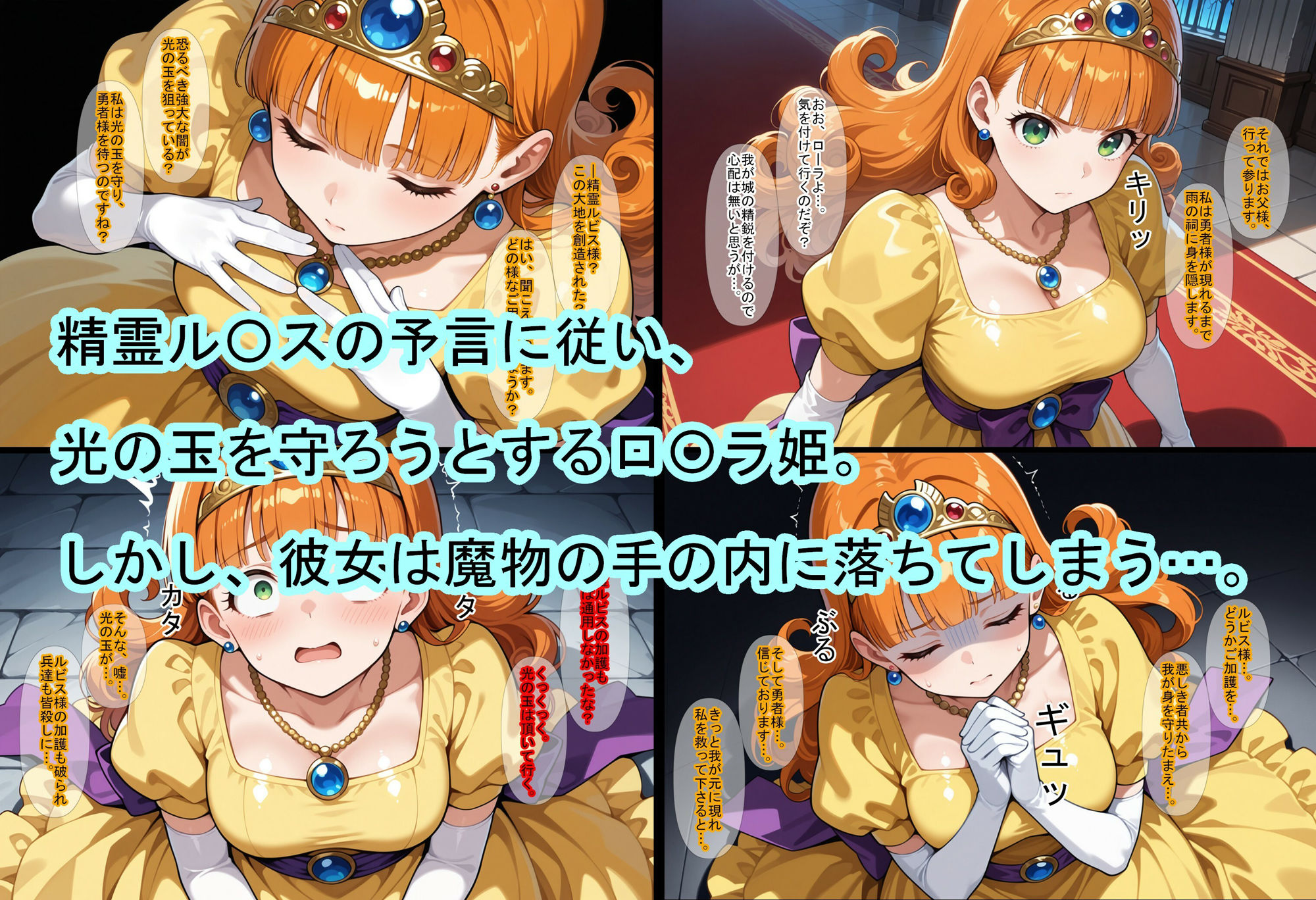 【ドラ〇エ1】100日後に死ぬ姫 - サンプル画像 1