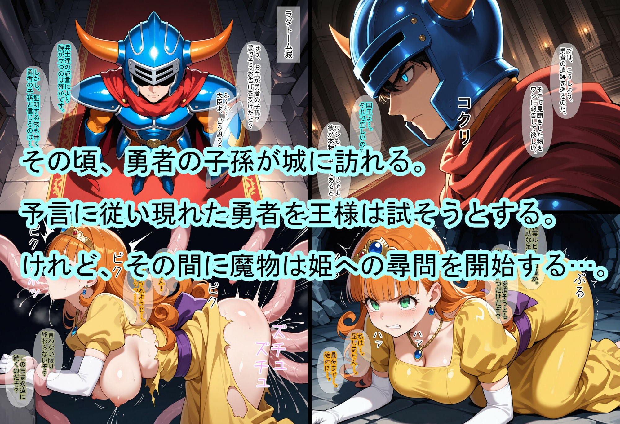 【ドラ〇エ1】100日後に死ぬ姫 - サンプル画像 2