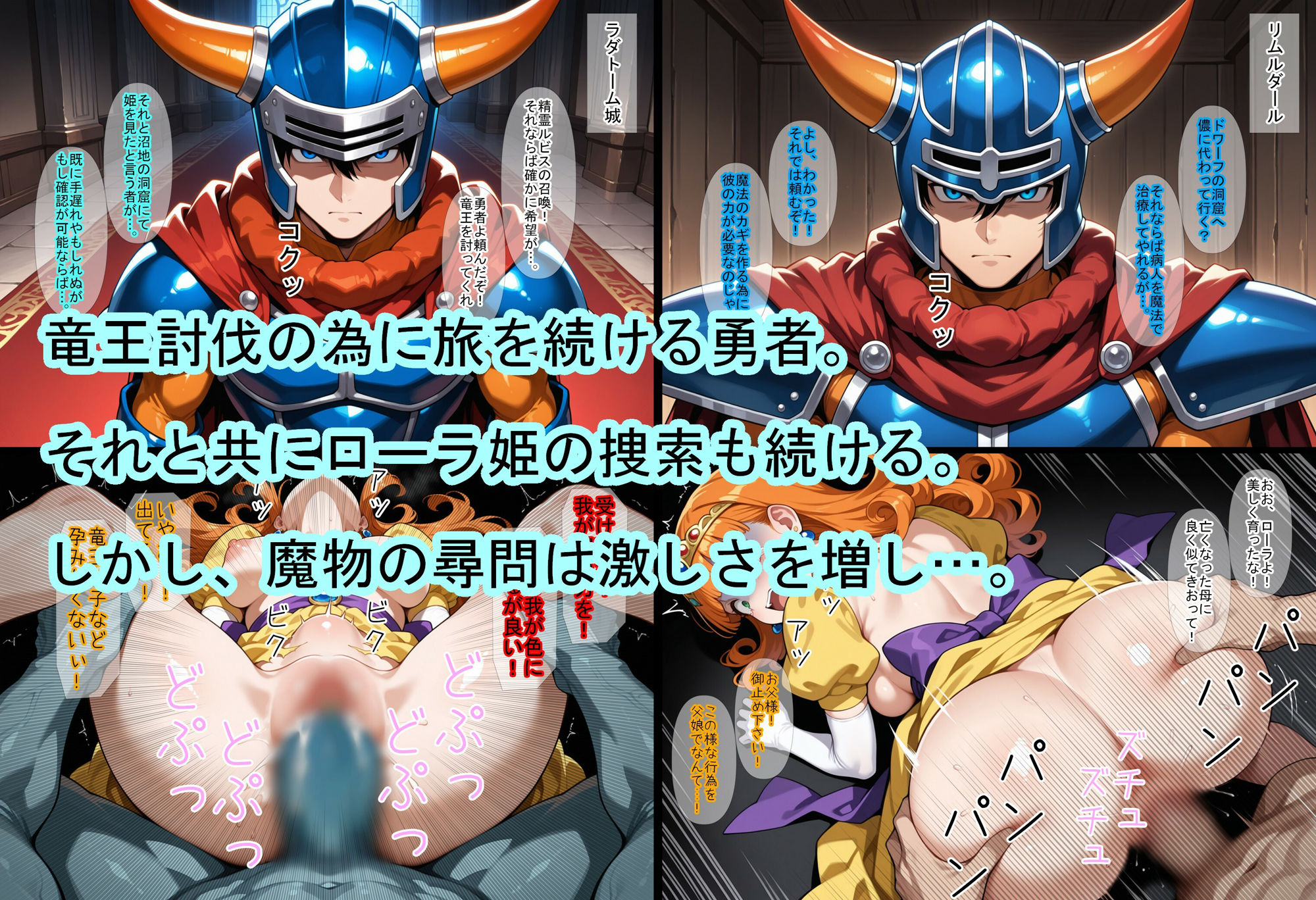 【ドラ〇エ1】100日後に死ぬ姫 - サンプル画像 3