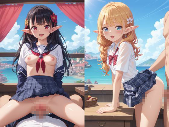 ハメ撮り_異世界エルフたちの間で流行ってるらしい - サンプル画像 3