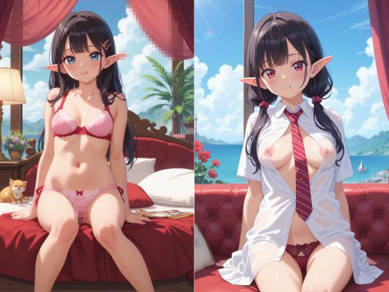 オナ撮り_異世界エルフたちの間で流行ってるらしい - サンプル画像 6