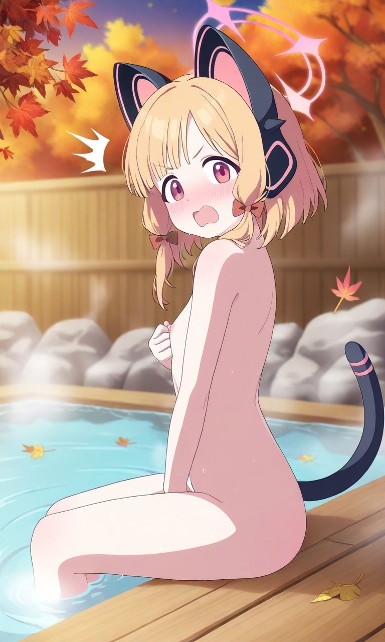 紅葉を見ながら混浴温泉！？〜先生、一緒に入りますか〜 - サンプル画像 2