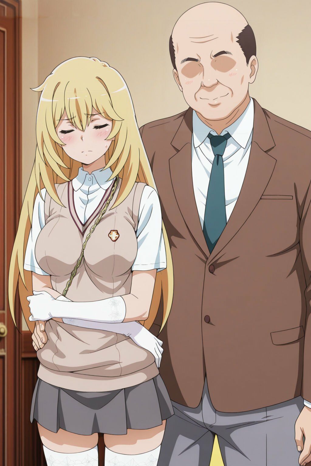 食蜂●祈 キモおじ強●性指導 - サンプル画像 3