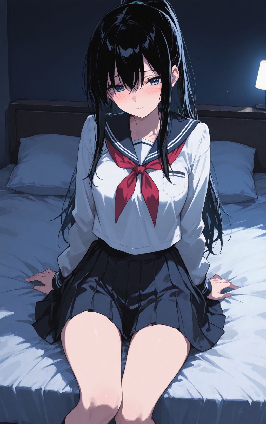 露出JKの深夜冒険〜羞恥と快楽の渦〜 - サンプル画像 1