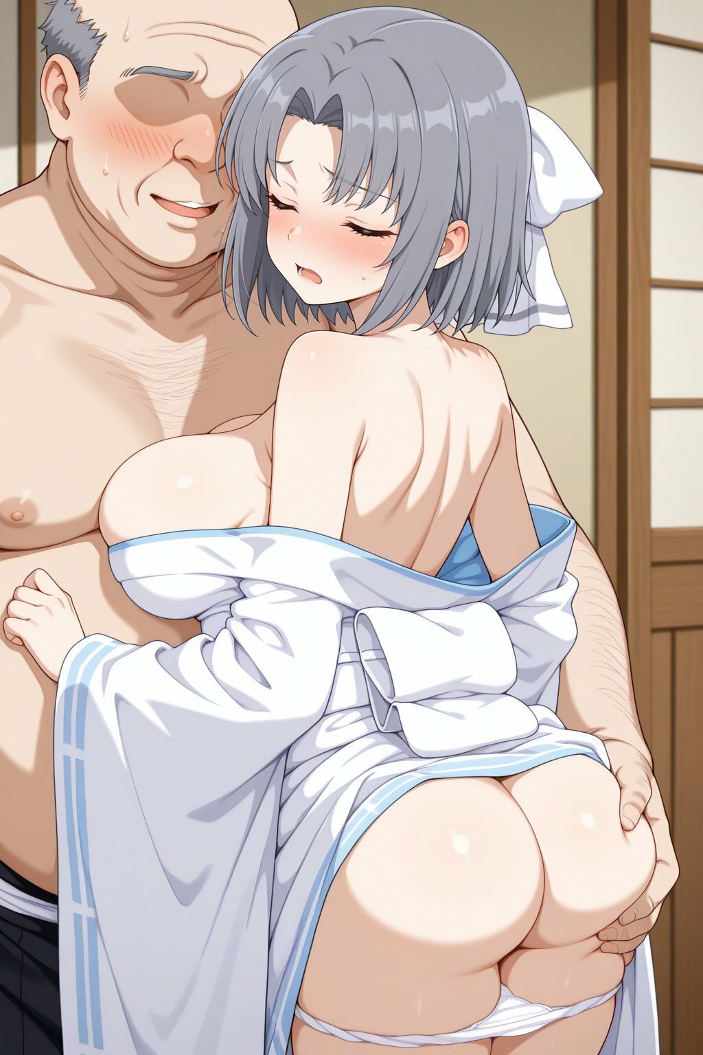 雪● キモおじにより強●種付け - サンプル画像 5