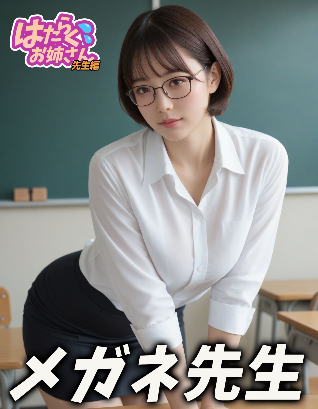 【100分】はたらくお姉さん-先生編- - サンプル画像 1