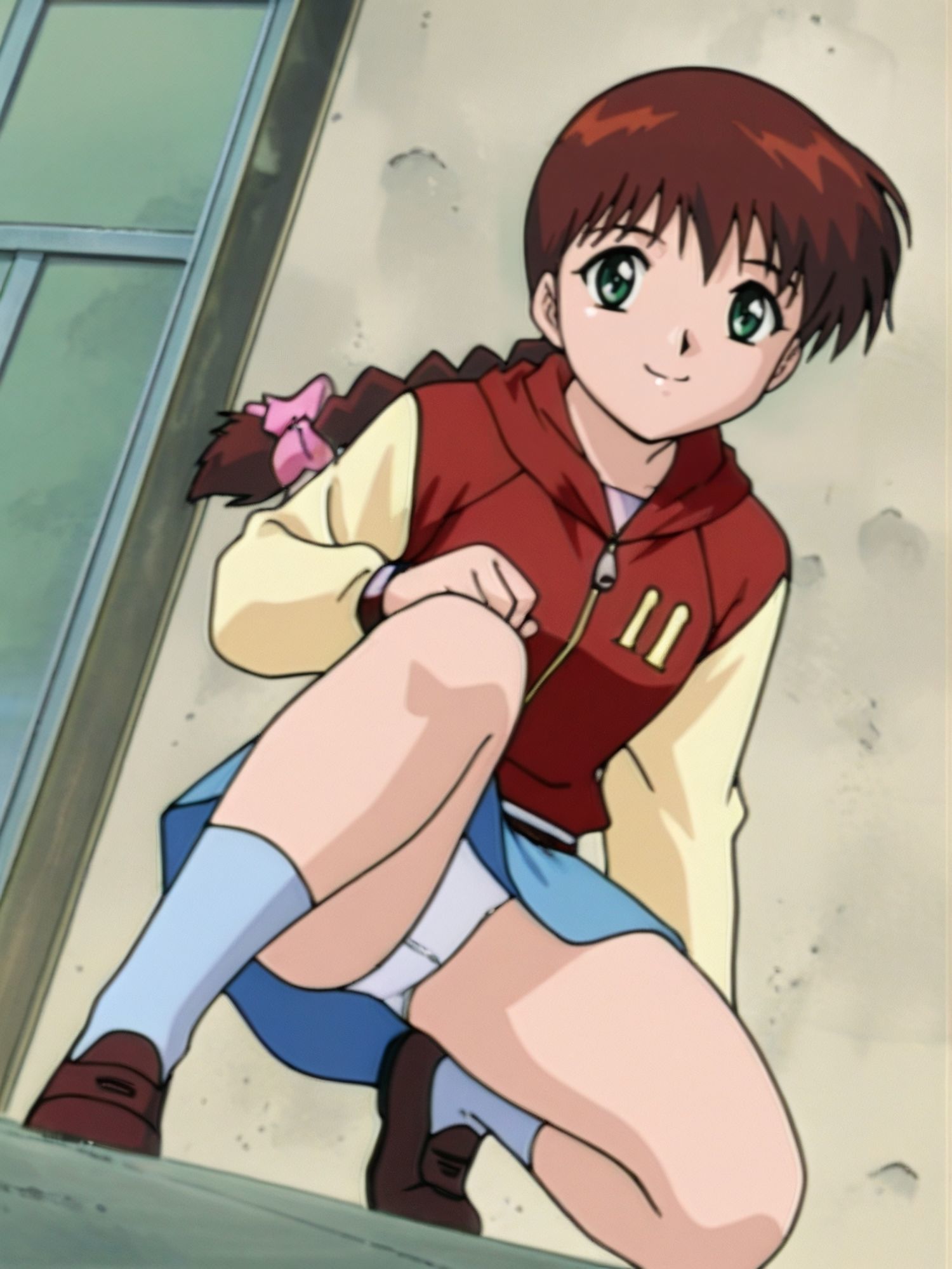 【お試し】3キャラミックスパンチラCG集（全30枚）_model2 - サンプル画像 1