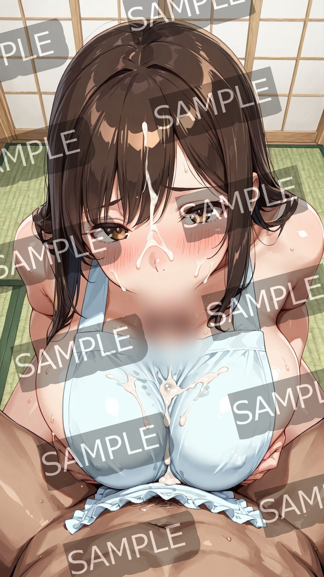 裸エプロンな女の子 - サンプル画像 1