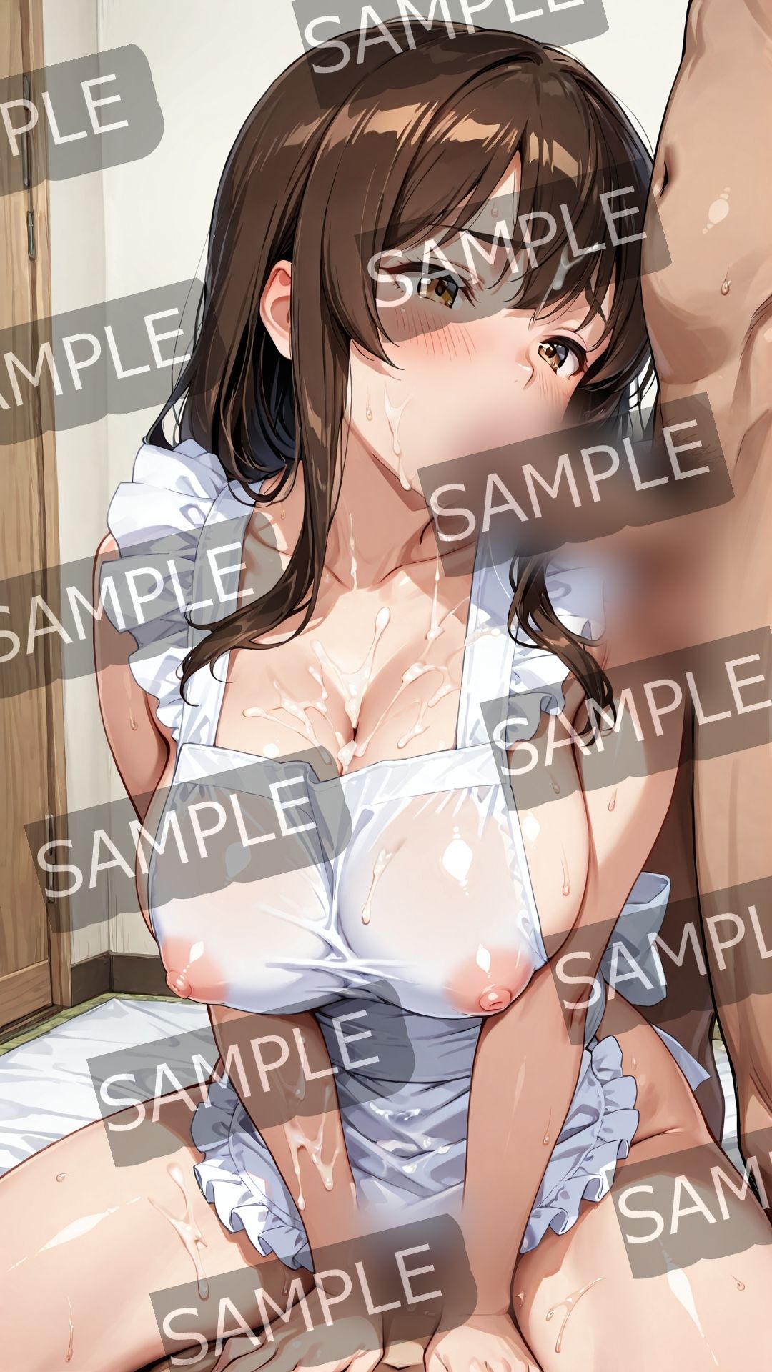 裸エプロンな女の子 - サンプル画像 10