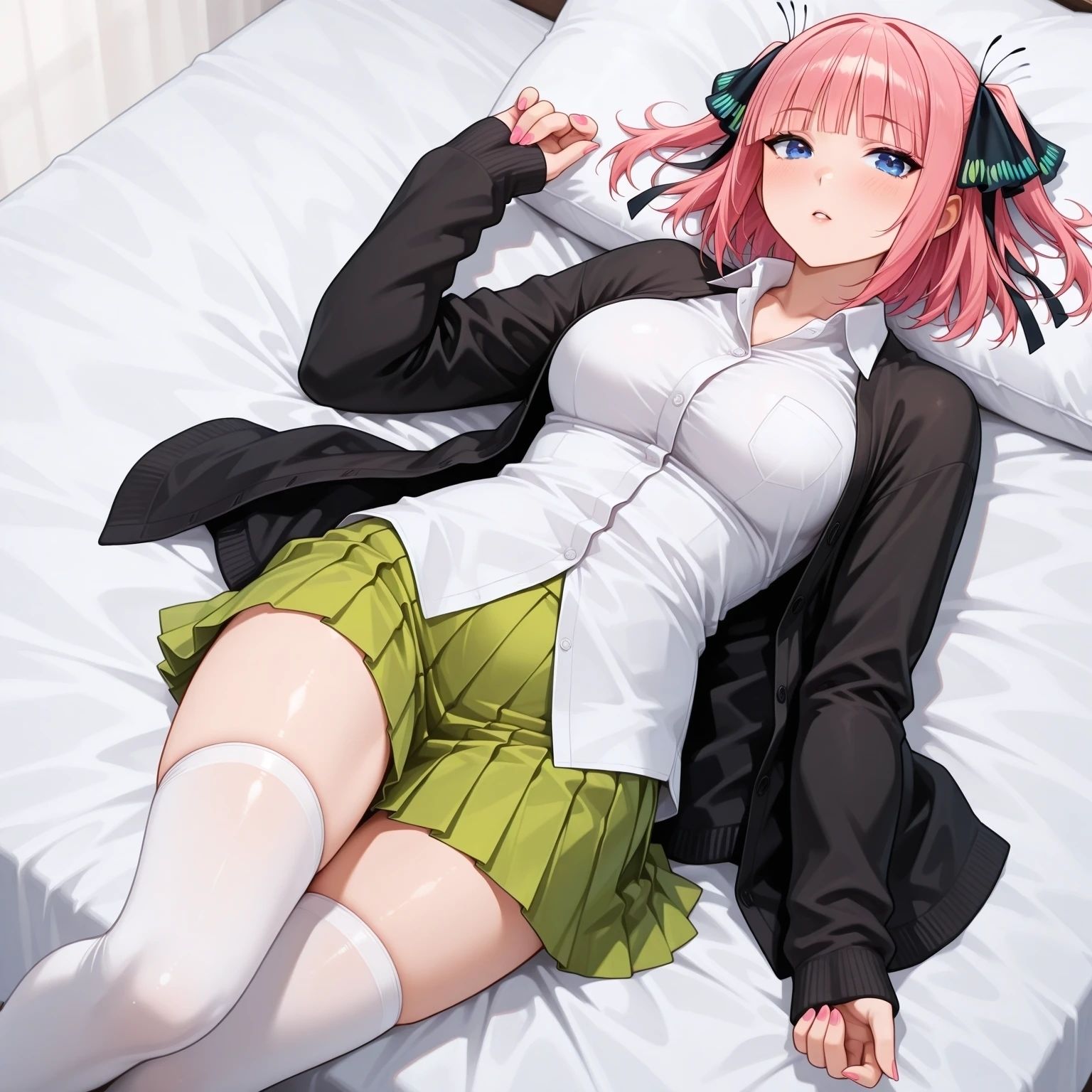 AIイラスト集  五等分のセフレ  総集編  五人分の、それぞれの放課後 - サンプル画像 3