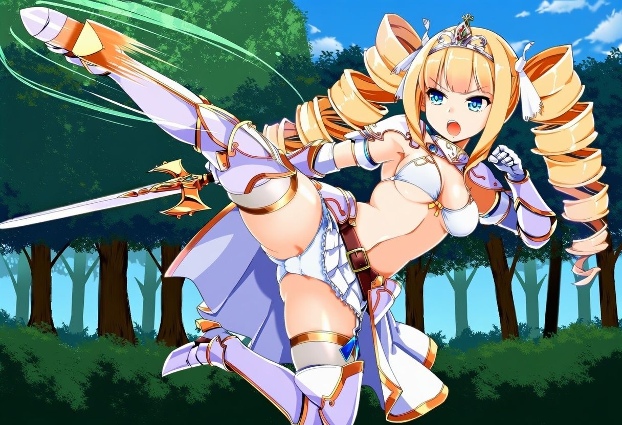 白碧の姫騎士、黒闇の地に屈す - サンプル画像 2