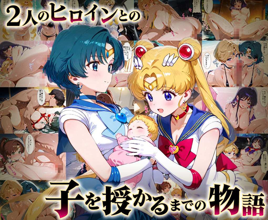 「生まれてきてよかった…」催●支配アプリで支配された2人のヒロインと‘家族’になるまでの話。_セーラー戦士総集編 - サンプル画像 1