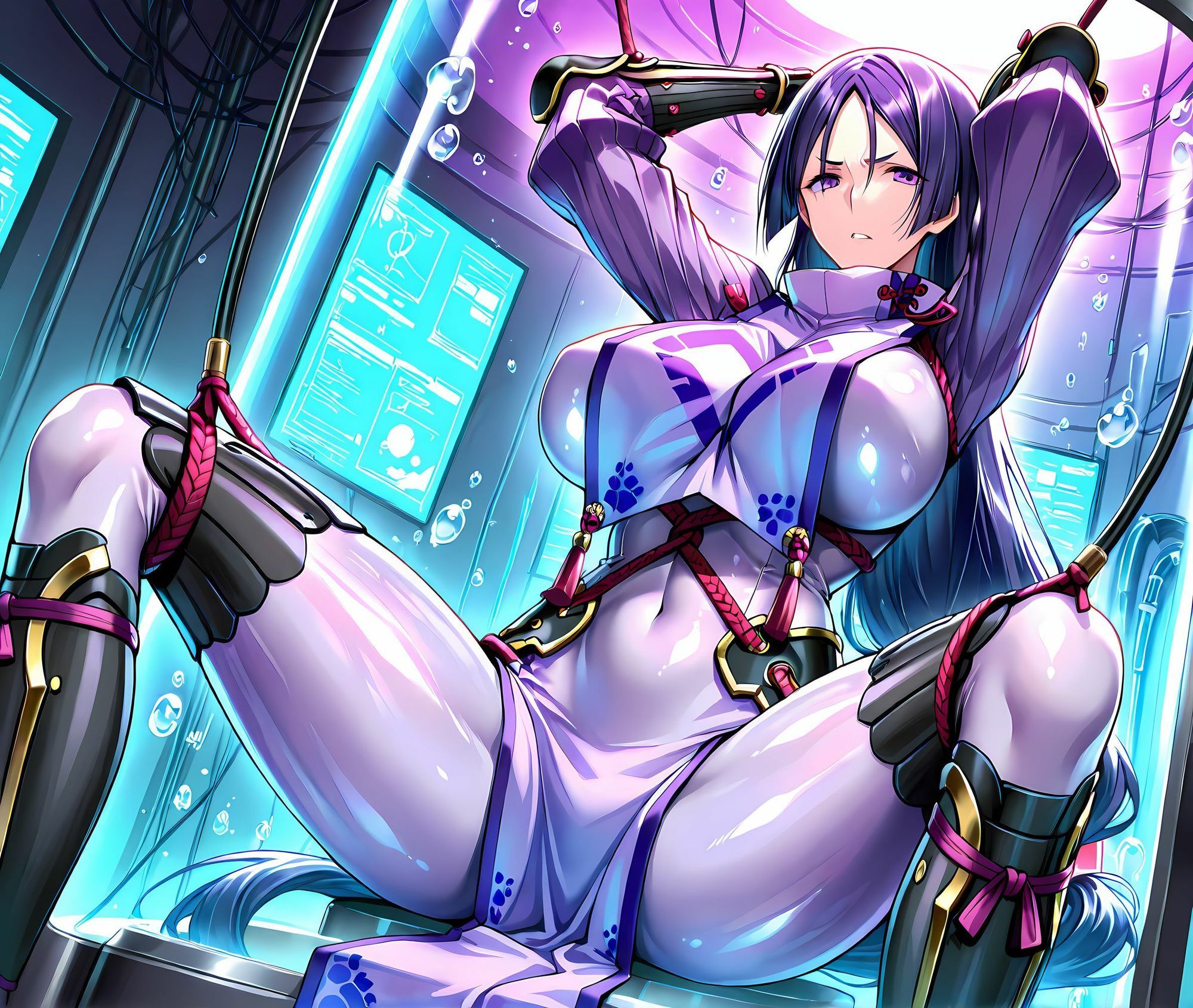 みなもとのらいこう洗脳機械姦・悪堕ち淫乱化搾精 - サンプル画像 3