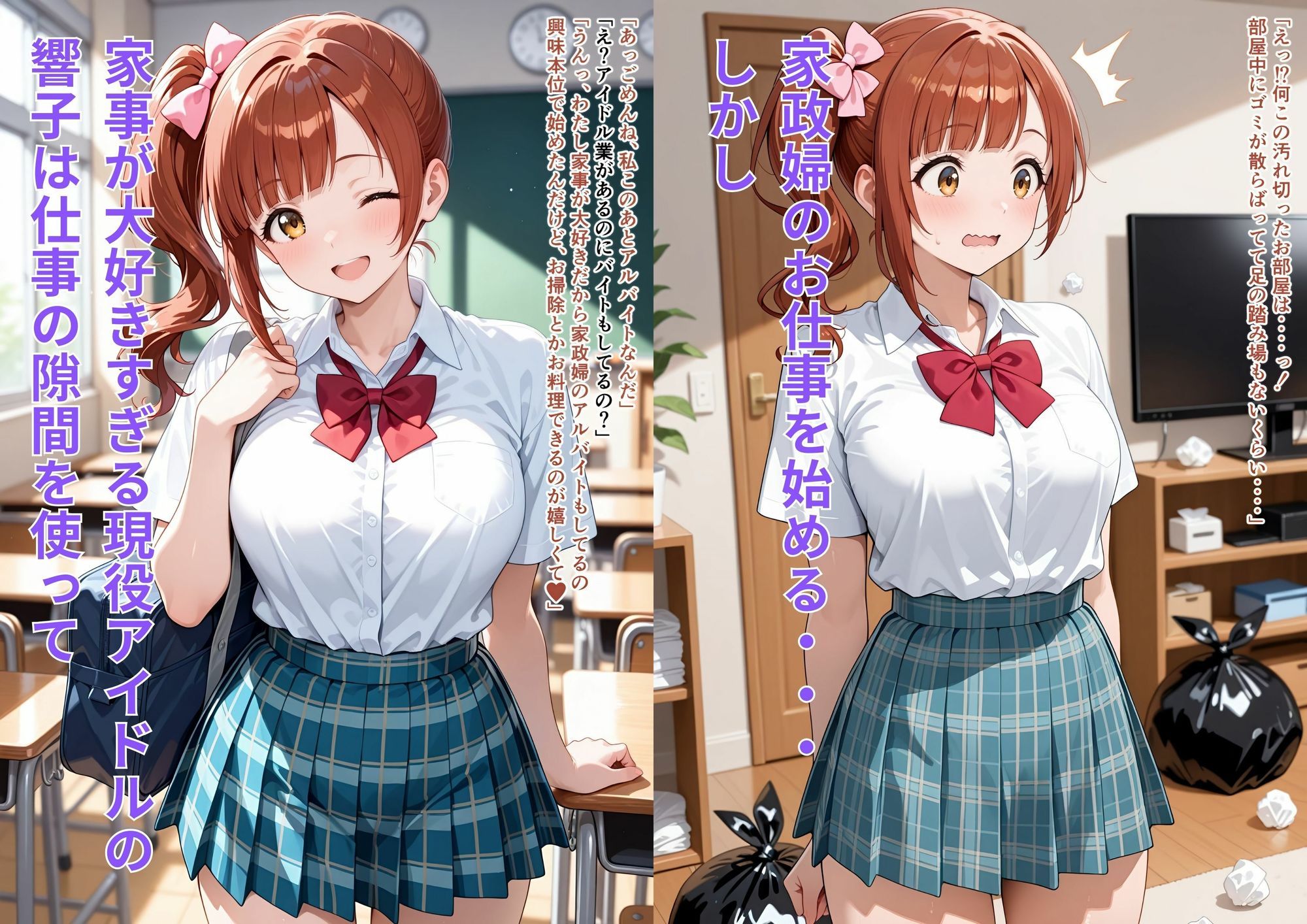 理想の嫁アイドル！？  あなたのお世話が大好きなんですっ - サンプル画像 1