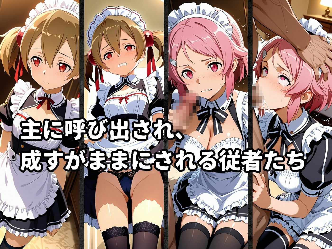 絶対従属誓約書 〜堕ちゆく従者たちの奉仕録〜【シ〇カ＆リ〇ベット編】 - サンプル画像 2