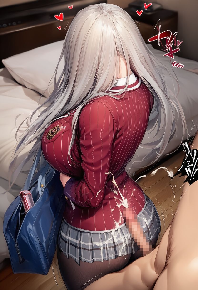 【完全着衣】現役JK制服彼女と制服射精セックス - サンプル画像 2