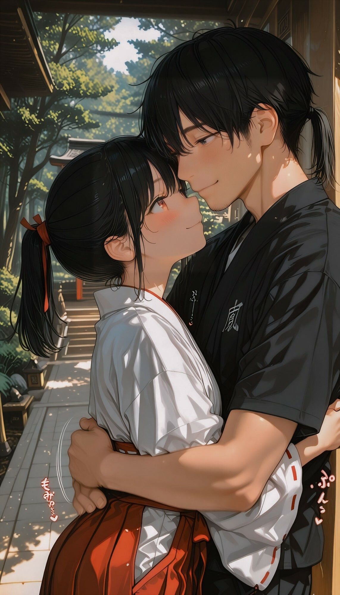 ついてる娘 巫女 - サンプル画像 2