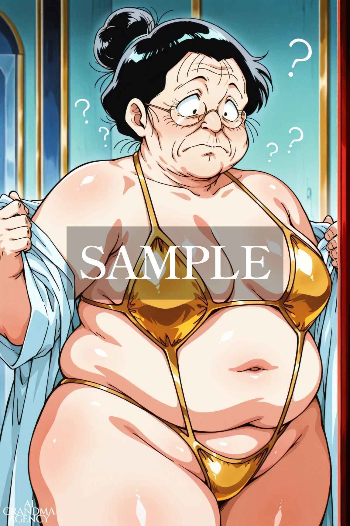 二次元老女 モブキャラのおばちゃんだってエッチしたい - サンプル画像 2