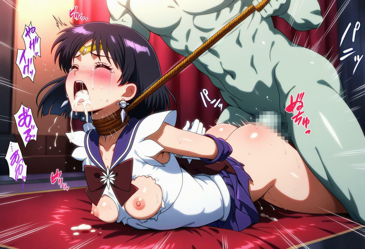 新新超美麗・原作再現ヒロピンAI全集18_フィオレのセーラーサターン責め - サンプル画像 2