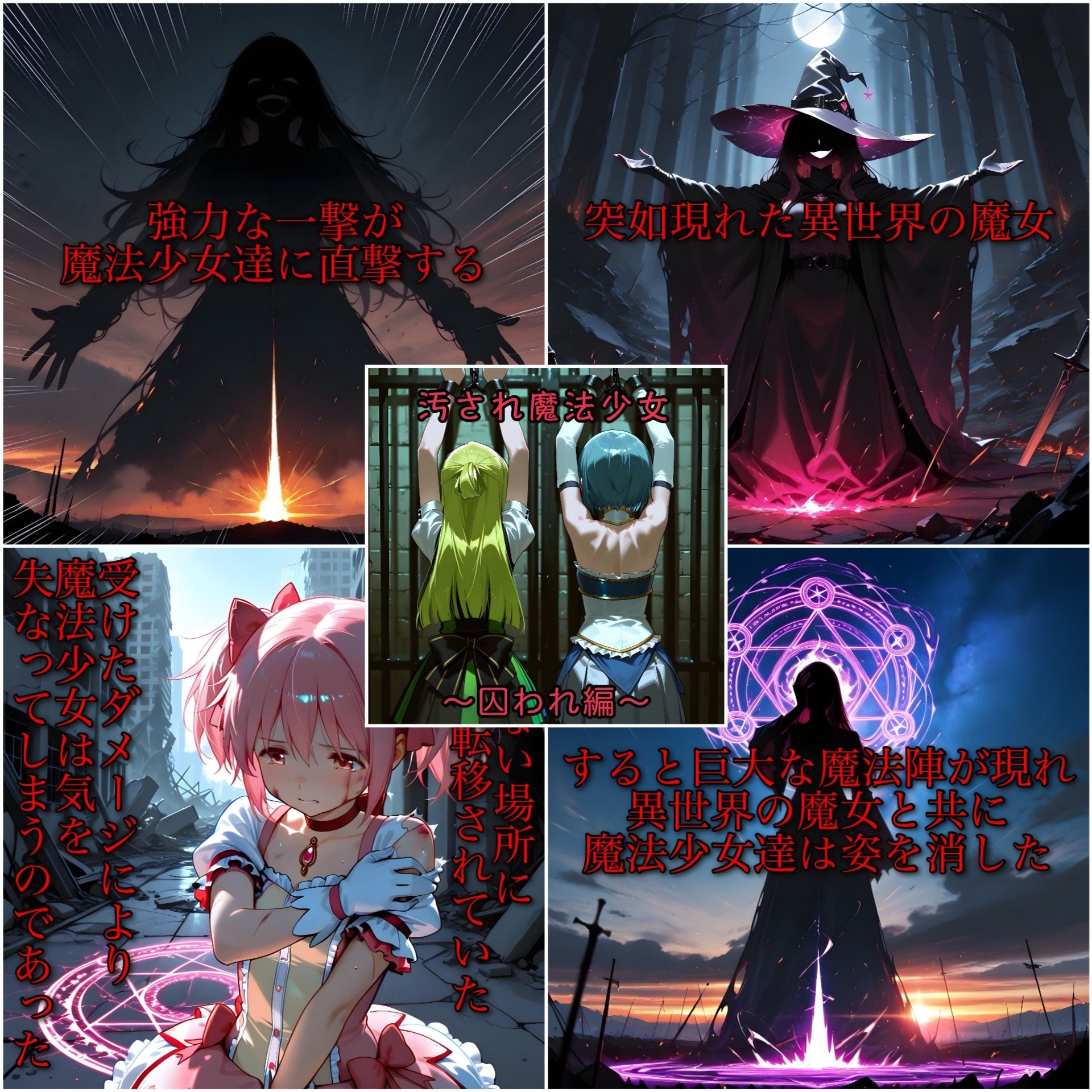 汚され魔法少女〜囚われ編〜 - サンプル画像 1