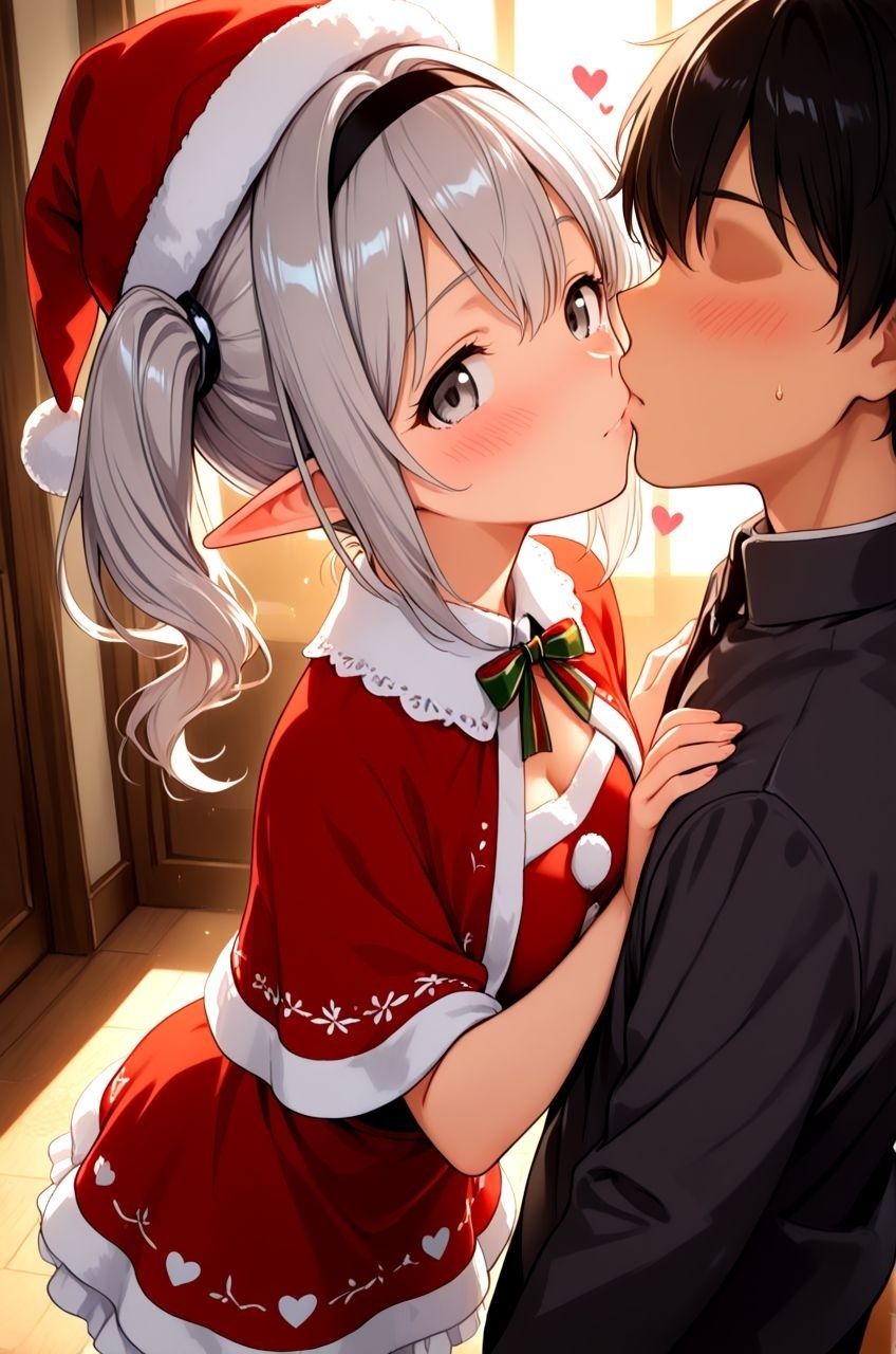 拾ったエルフがいつの間にか俺好みのエロ妻に成長していたお話 聖なる夜編 - サンプル画像 2