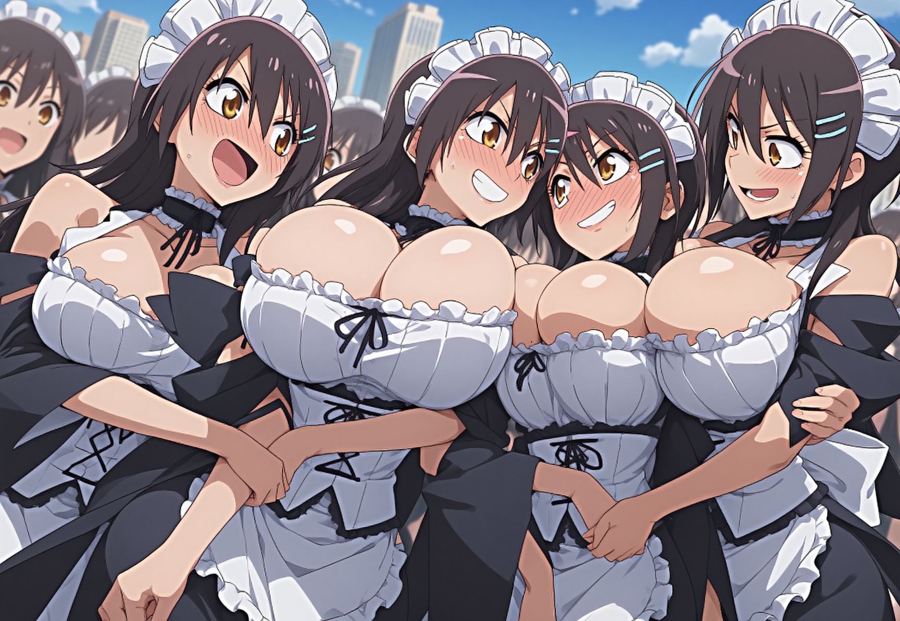 自分同士でエッチしまくり！嫁分身画像まとめ202511 Part1 - サンプル画像 6