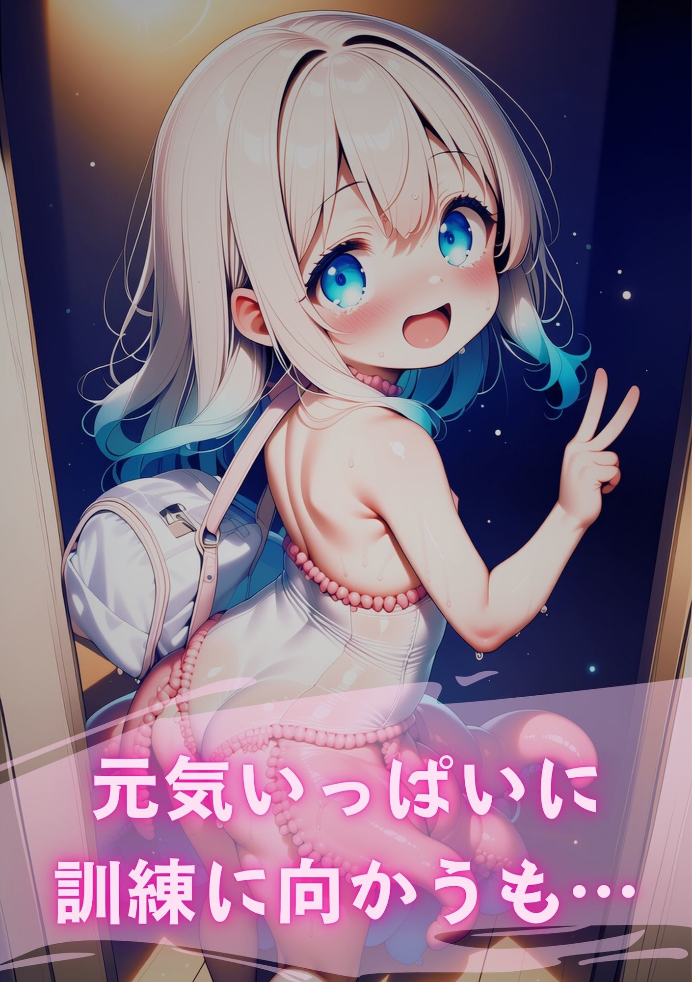 テンタクソロジー外伝06:装触戦士フブキ  淫らなプール訓練 - サンプル画像 2